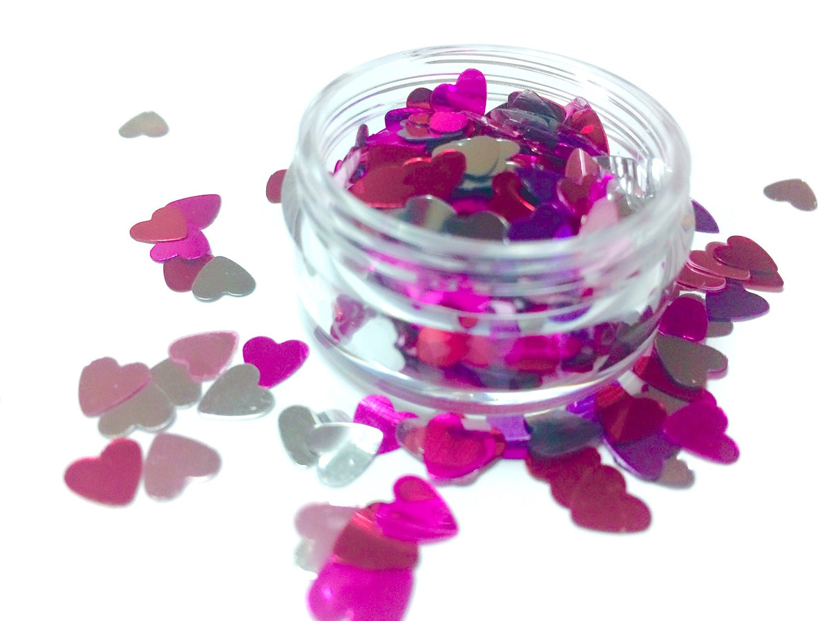 BE MINE HEART Mix FESTIVAL Glitter CONFETTI