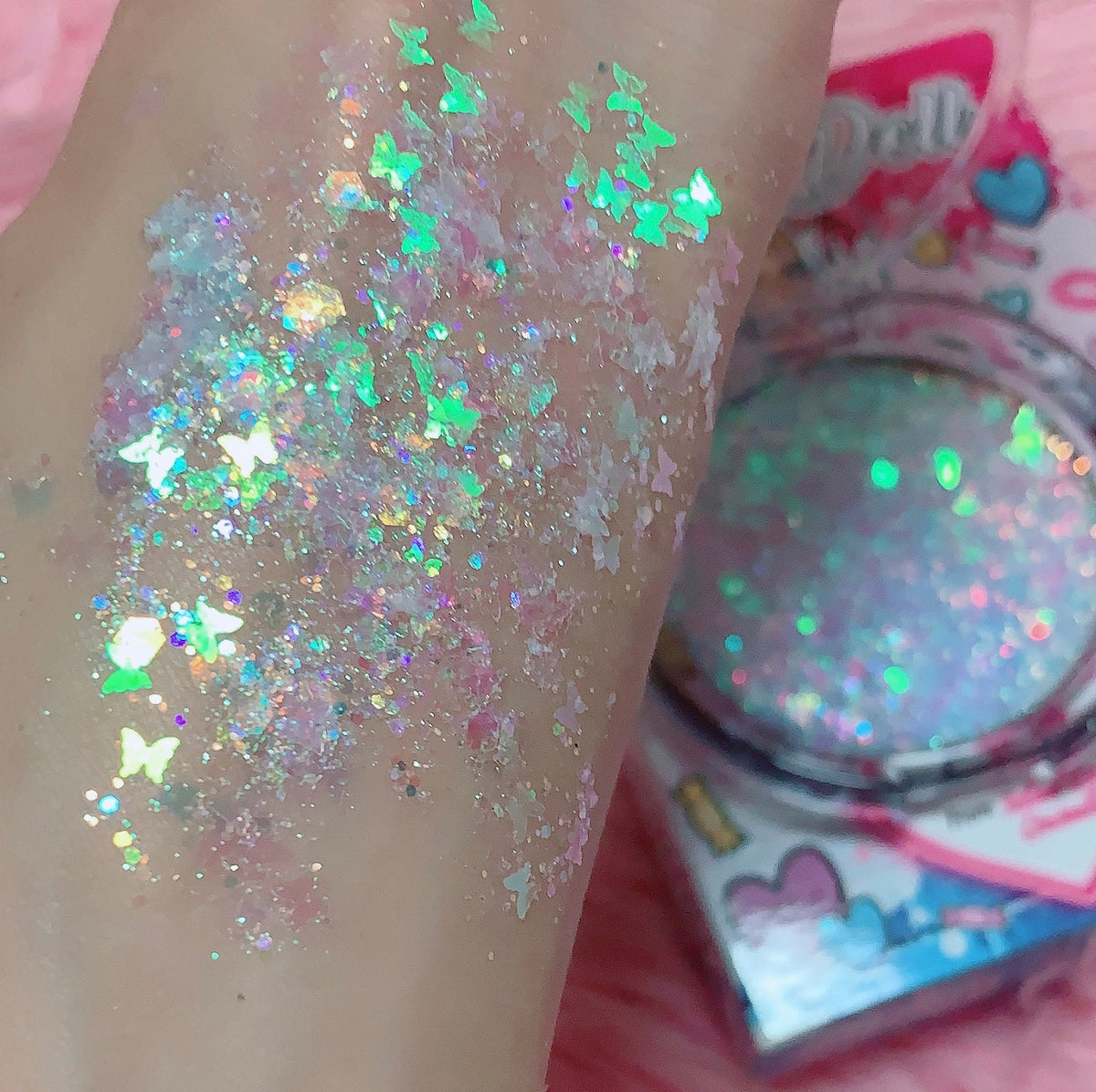 *BUTTAFLY GLITTER HIGHLIGHTER!* (36 Mm Or 59 Mm HUGE!!)