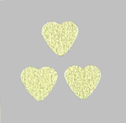 *GLOW-in-the-DARK* Festival HEARTS Glitter CONFETTI