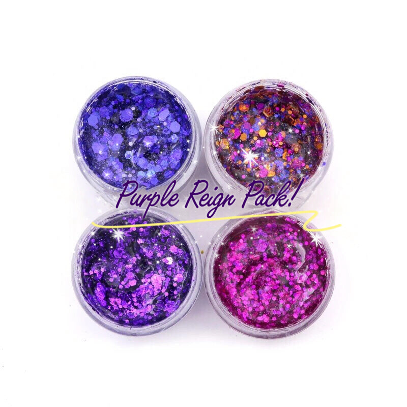 PURPLE REIGN Glitter JELLY (4 Pack)