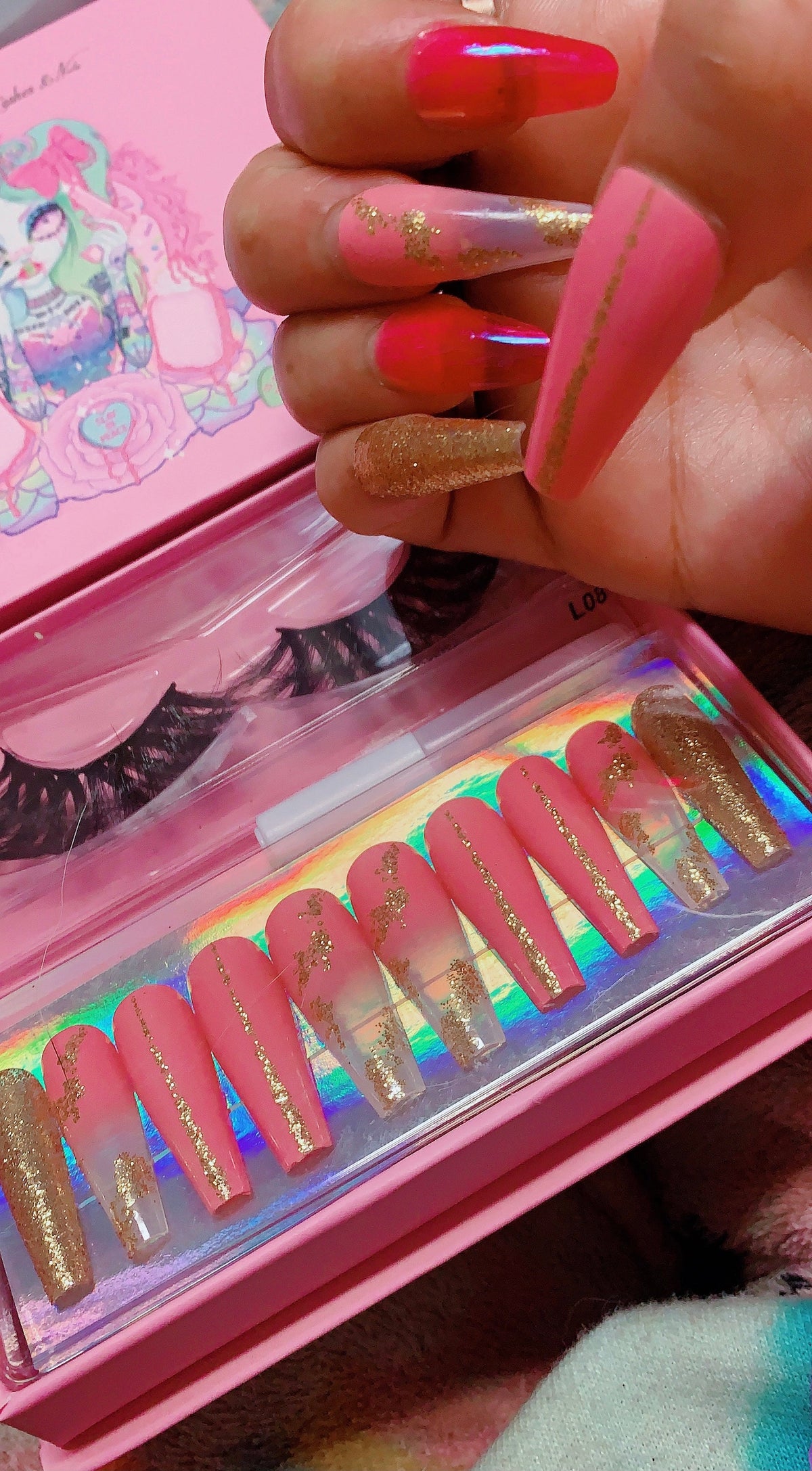 CUPCAKE CURRENCY 6D Xtra Thick N' Bold DreamDoll-Luxe Lash & Nail Set