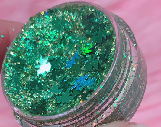  420 GLOW! Glitter Gel