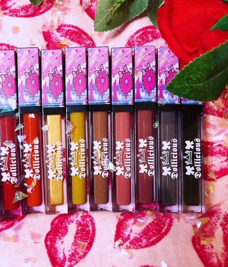  The "GOTHS!!" DOLLICIOUS MATTE Vegan Liquid Lipstick