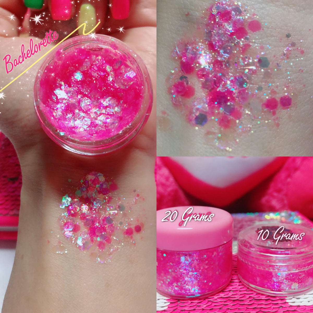  BACHELORETTE Mermaid Jelly (Face/Body/Hair) Glitter Gel