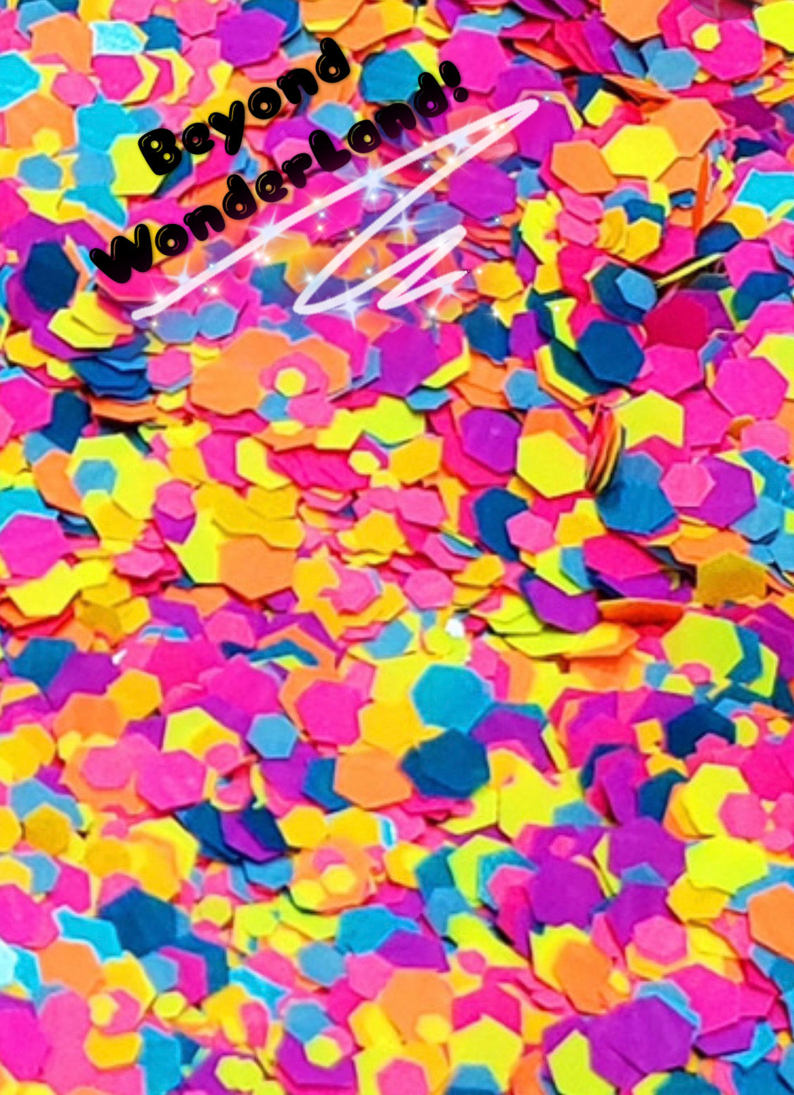  "BEYOND WONDERLAND" *UV*/BlackLight* Festival FunFetti