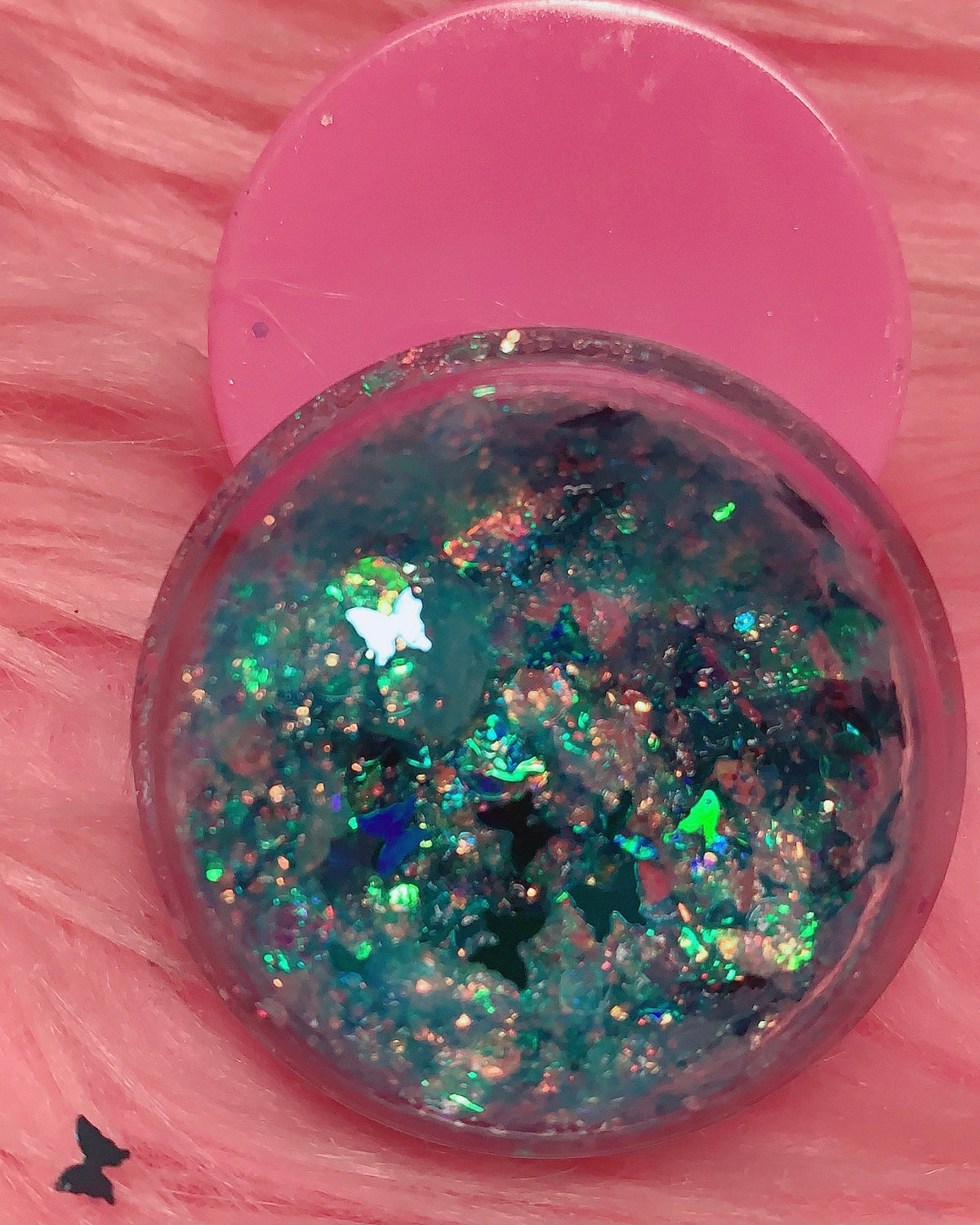  MERMAID BUTTAFLY GLOW! GLITTER GEL