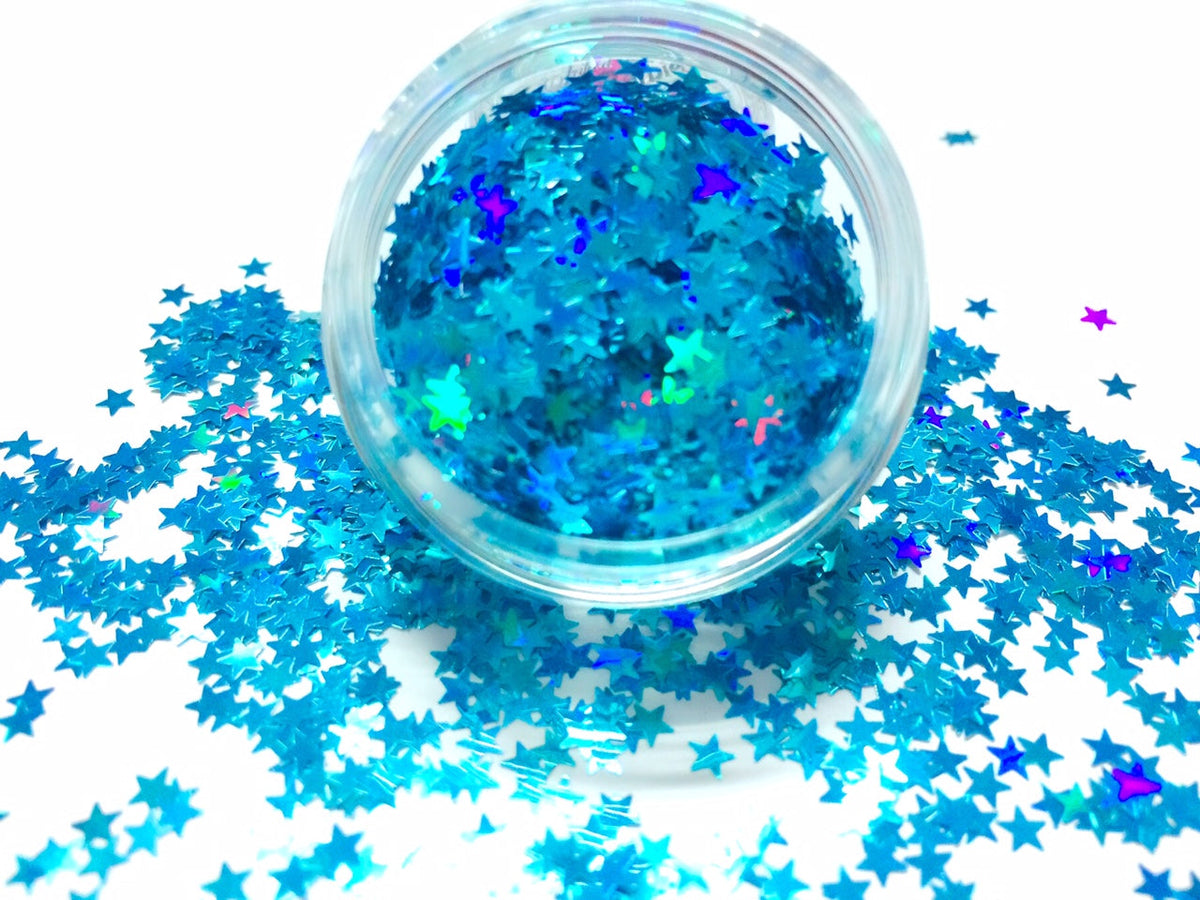  OCEANIC BLUE Festival STAR Glitter CONFETTI