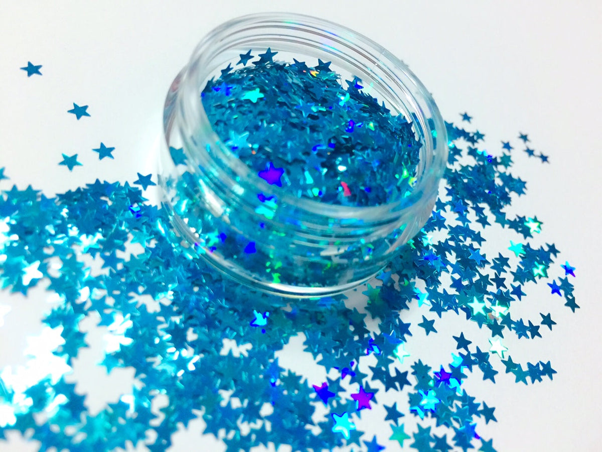  OCEANIC BLUE Festival STAR Glitter CONFETTI