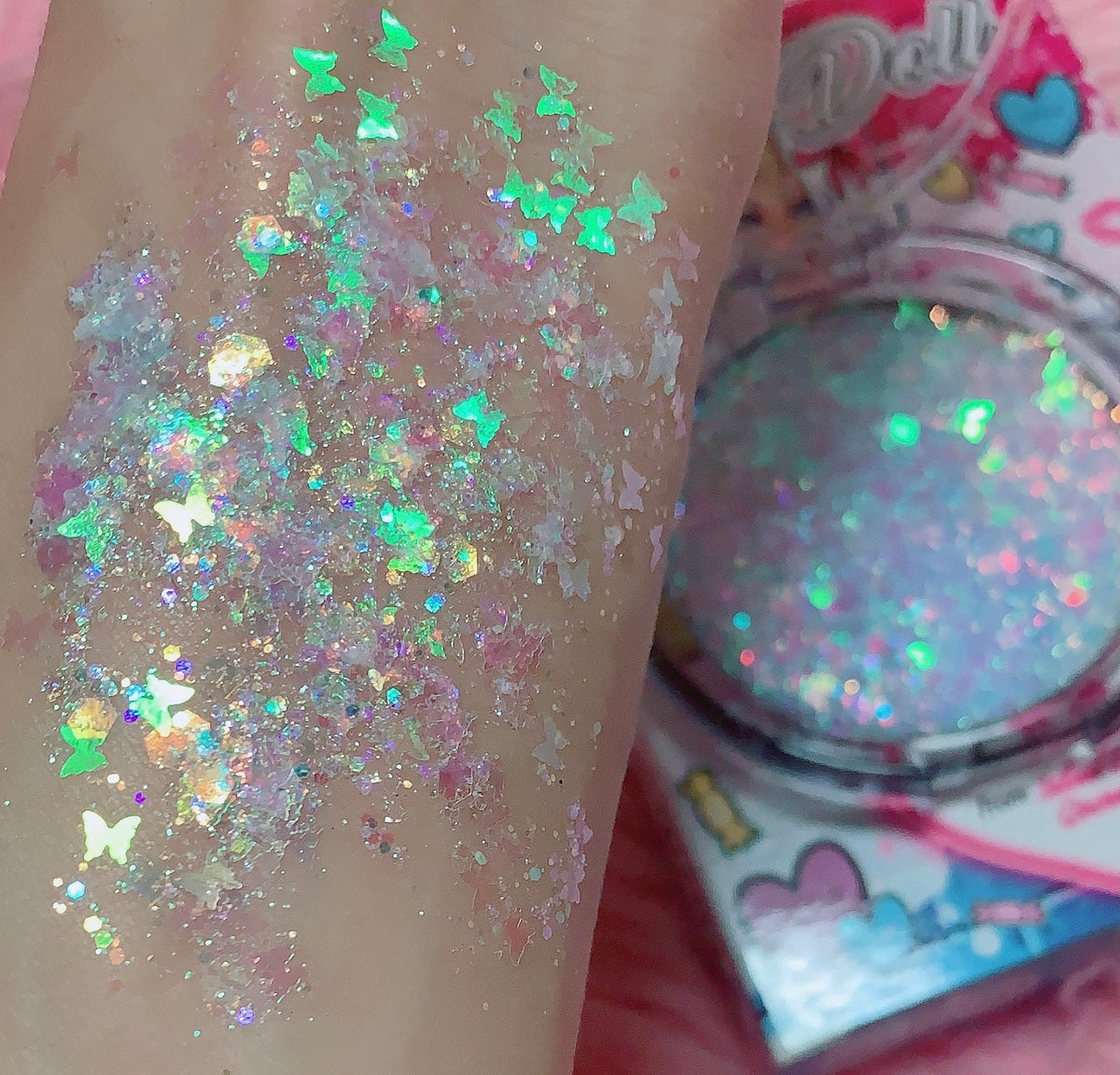  *BUTTAFLY GLITTER HIGHLIGHTER!* (36 Mm Or 59 Mm HUGE!!)