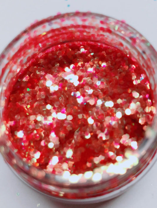  CHERRY BOMB! Chunky Iridescent Glamdoll Glitter