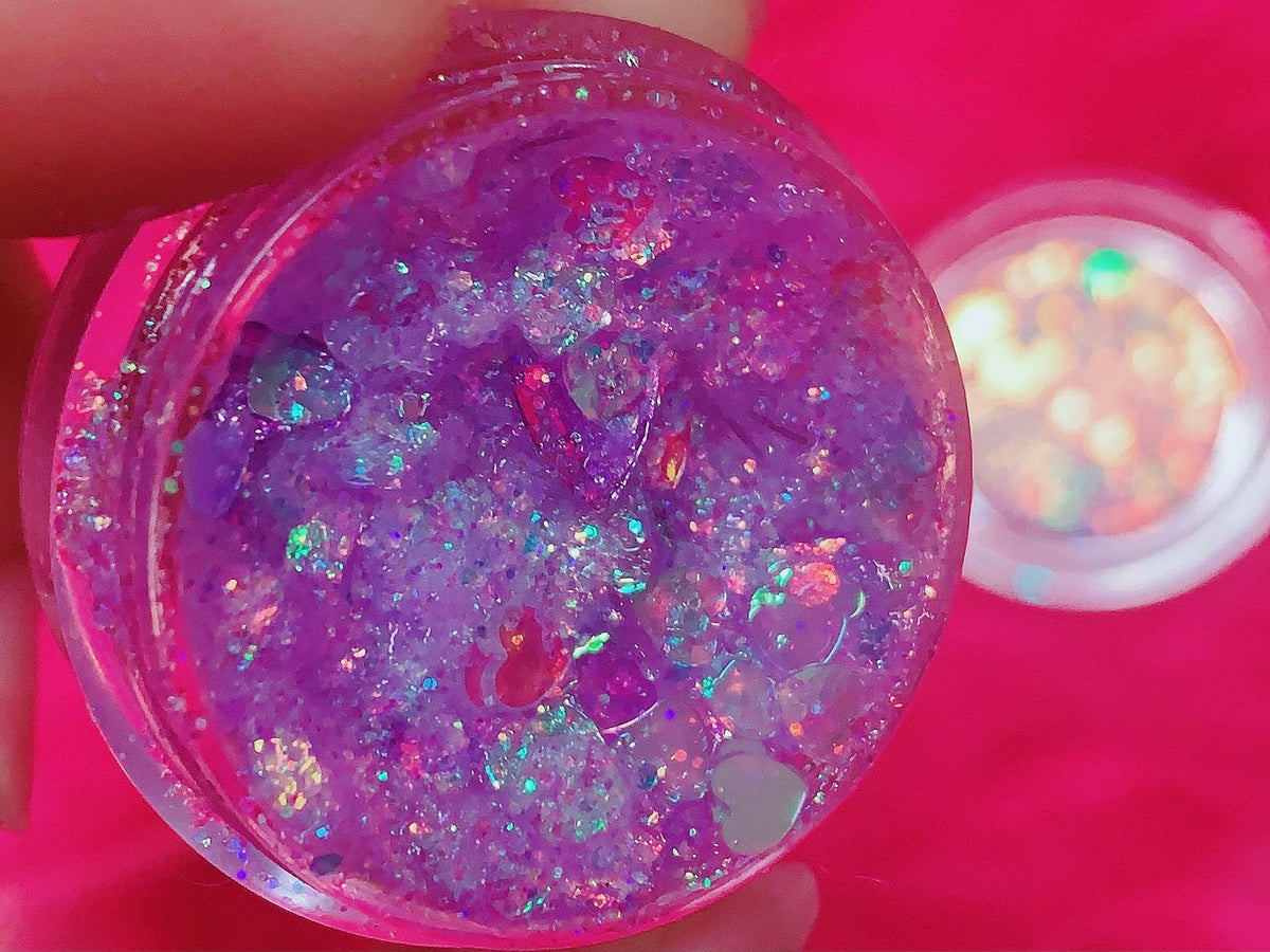  CINDERELLA *HEARTS* (Face/Body/Hair) Glitter Gel
