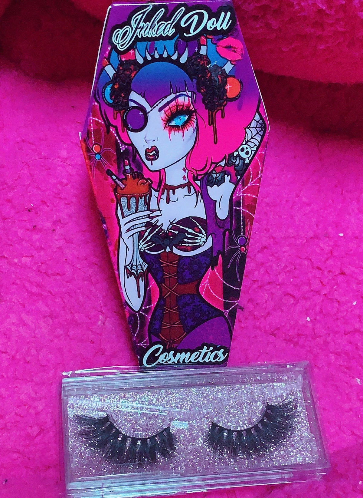  *GLITTER SYRINGES* + FATAL VOWS LASH* DUO "Coffin Collections" GlamDoll Glitter