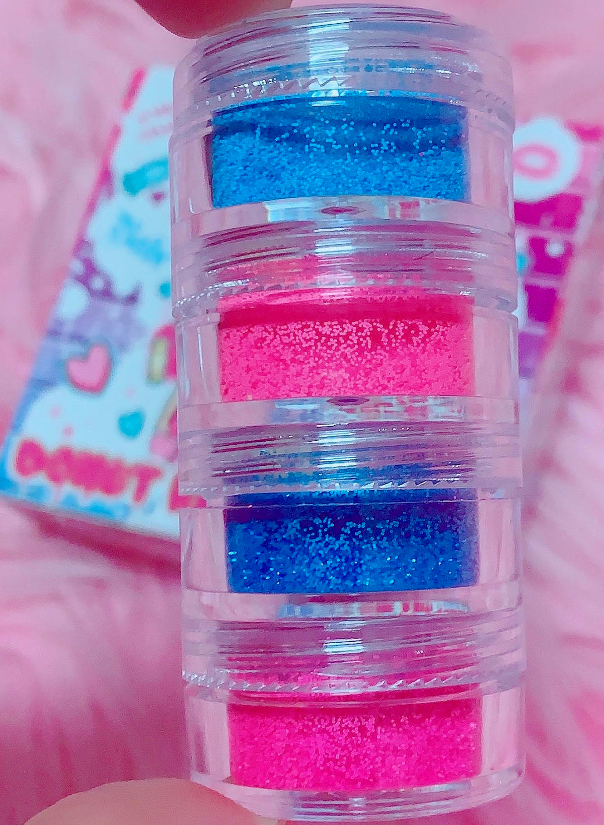  "COTTON CANDY" (Neon/Pastel Quad) Rave Lites *Blacklight UV Reactive Powders*!