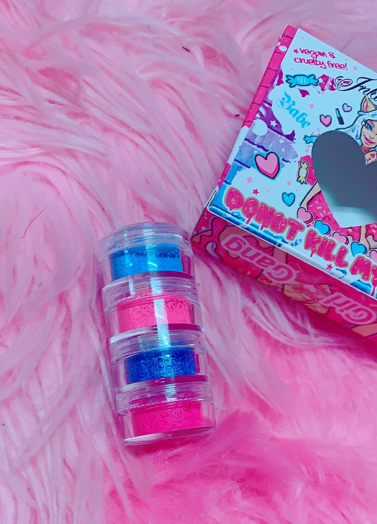  "COTTON CANDY" (Neon/Pastel Quad) Rave Lites *Blacklight UV Reactive Powders*!