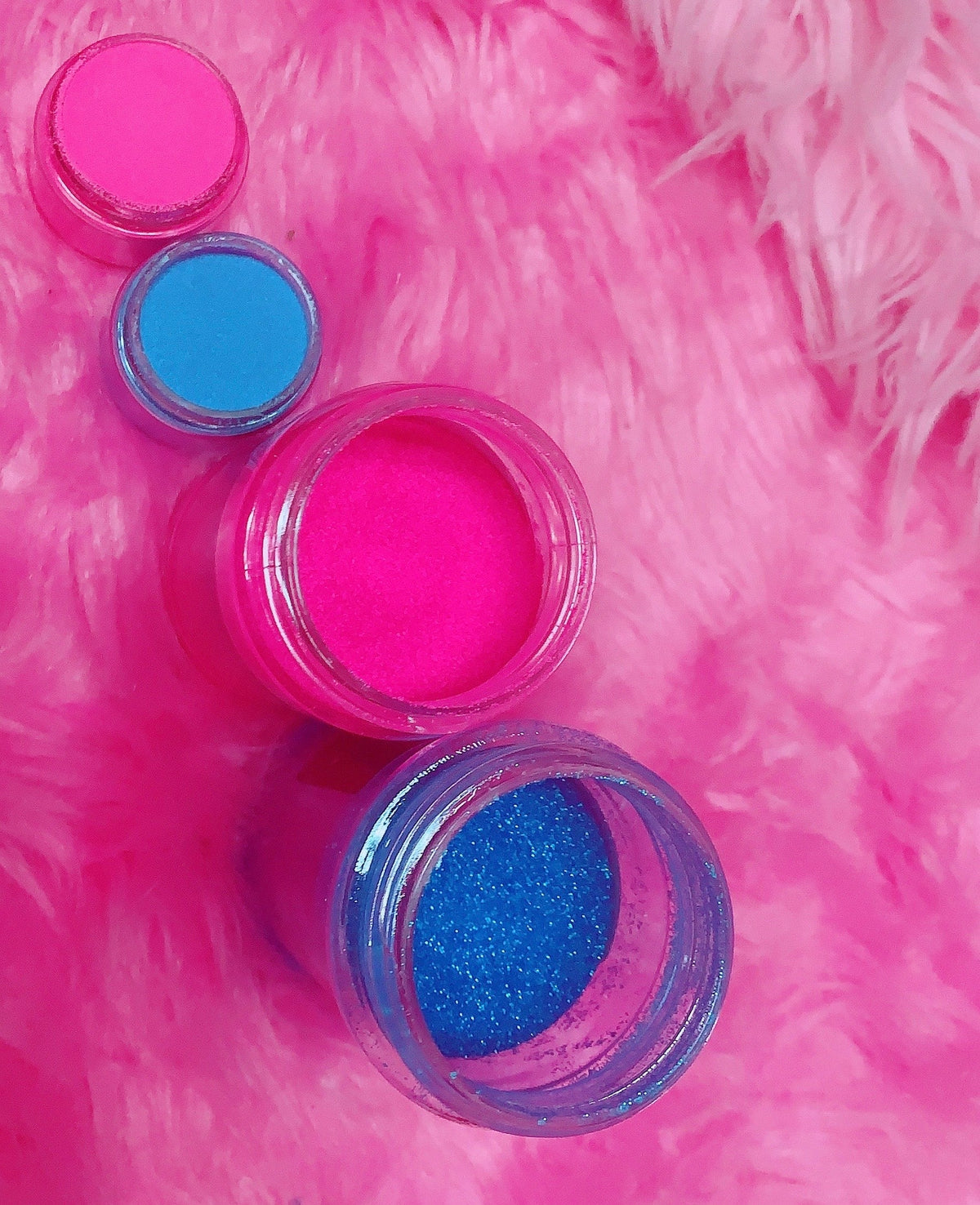  "COTTON CANDY" (Neon/Pastel Quad) Rave Lites *Blacklight UV Reactive Powders*!