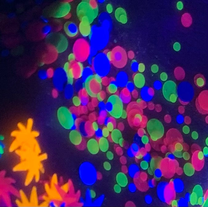  DIPPIN' DOTS *UV* Festival GlamDoll Glitter Confetti
