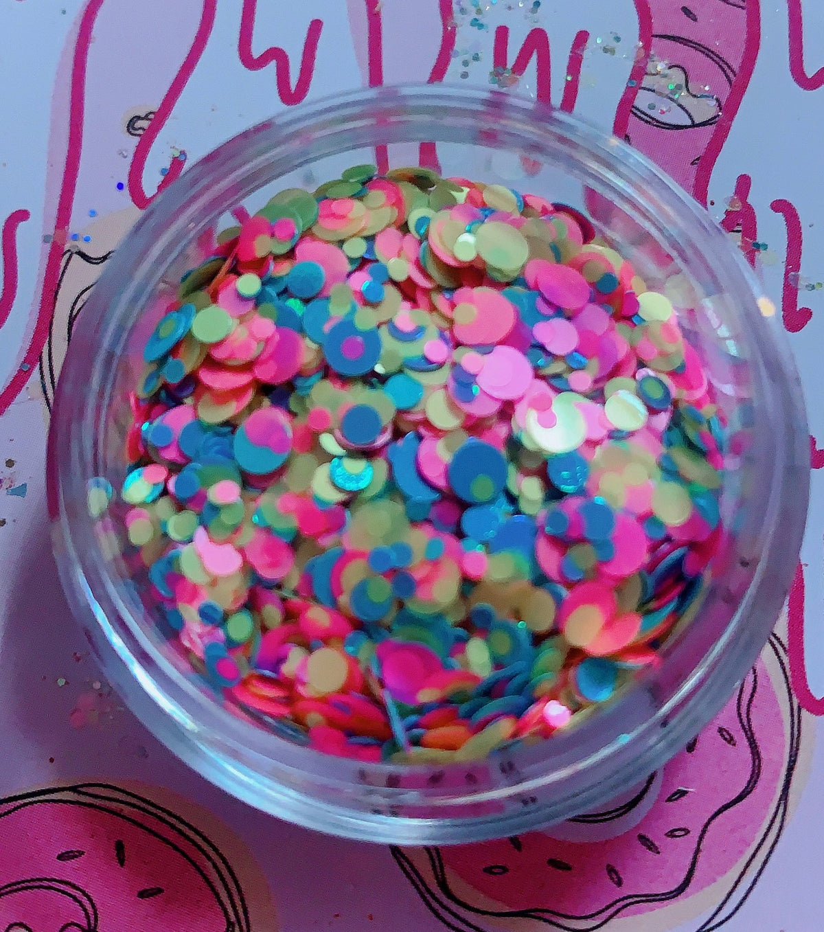  DIPPIN' DOTS *UV* Festival GlamDoll Glitter Confetti