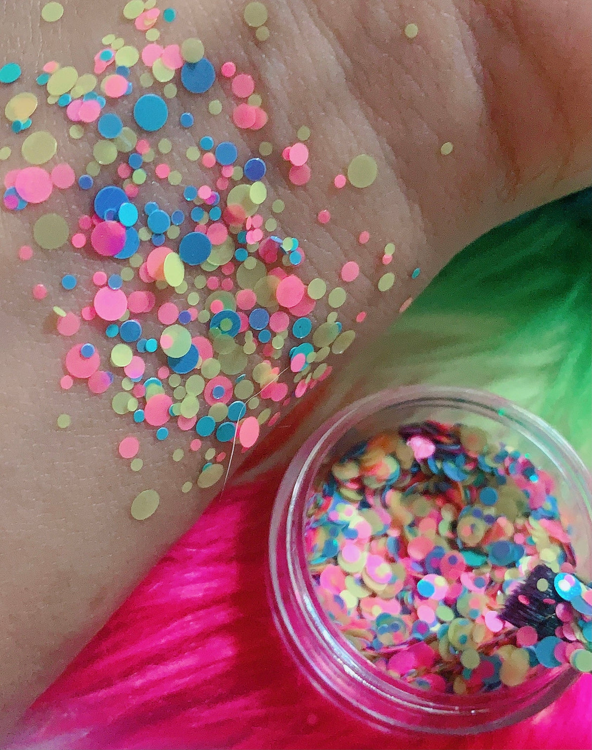  DIPPIN' DOTS *UV* Festival GlamDoll Glitter Confetti