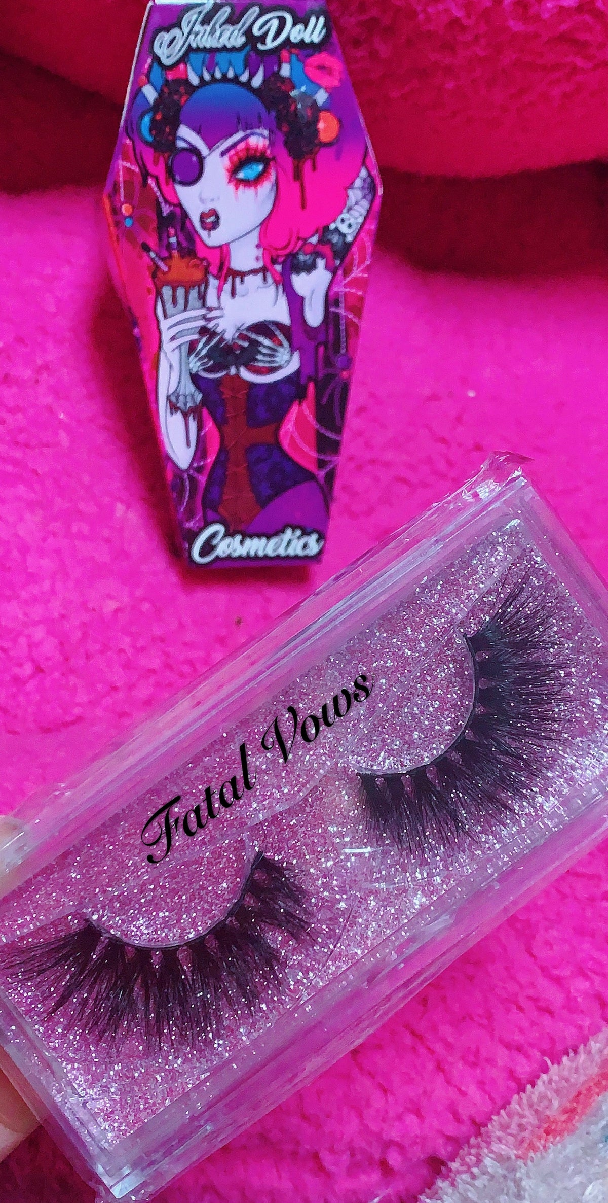  "FATAL VOWS!" 3D DreamDoll Lashes *Coffin Case*