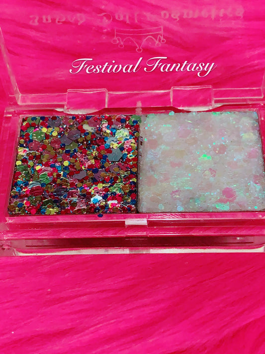  FESTIVAL FANTASY Mermaid Jelly "Pressed Glitter Gel" DUOS