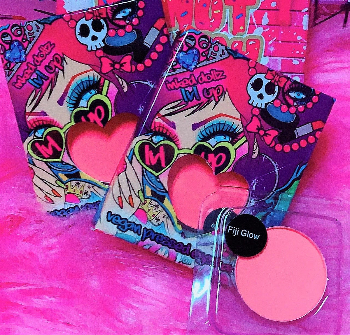  FIJI GLOW! (Salmon Pink/Orange) PRESSED EYESHADOW SINGLE