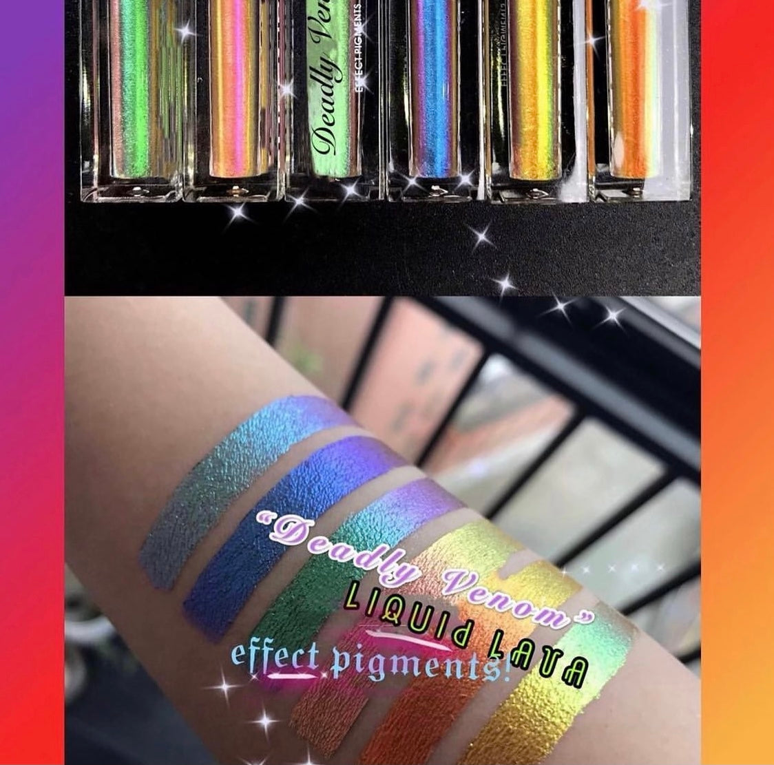  "DEADLY VENOM" LIQUID LAVA Effect Pigments COLLECTION (ALL 6)