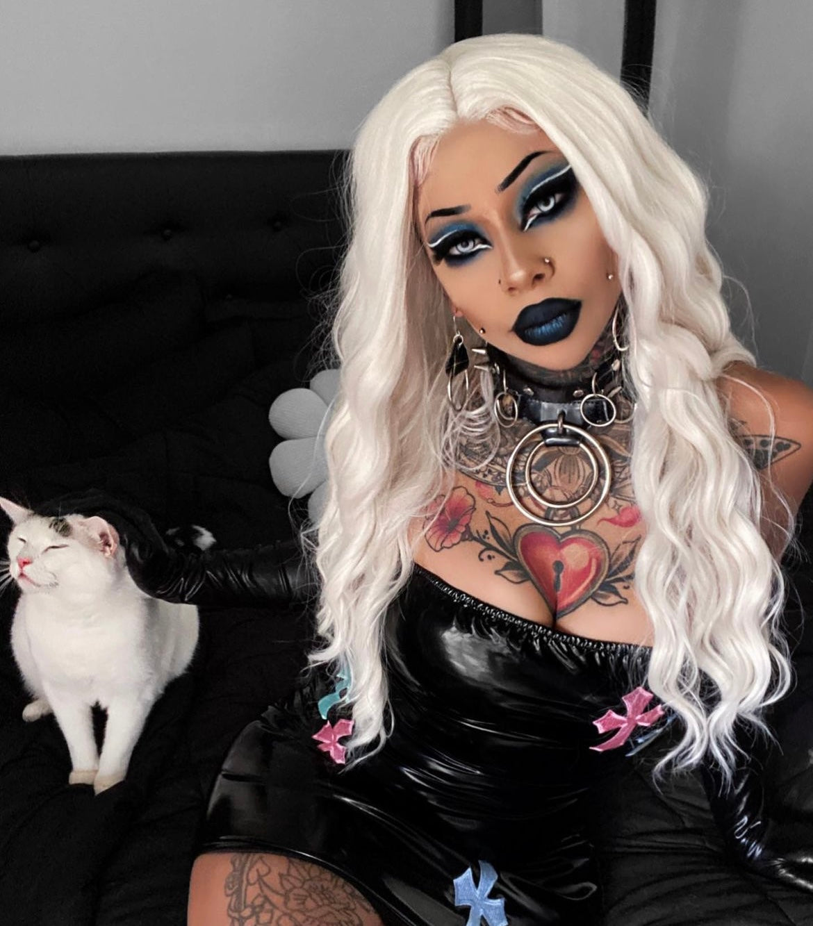  (HUGE!) Monster Doll PURRSEPHONE & MEOWLODY *UV Neon Pastel* SPLIT LINER/FACE/BODY PAINT