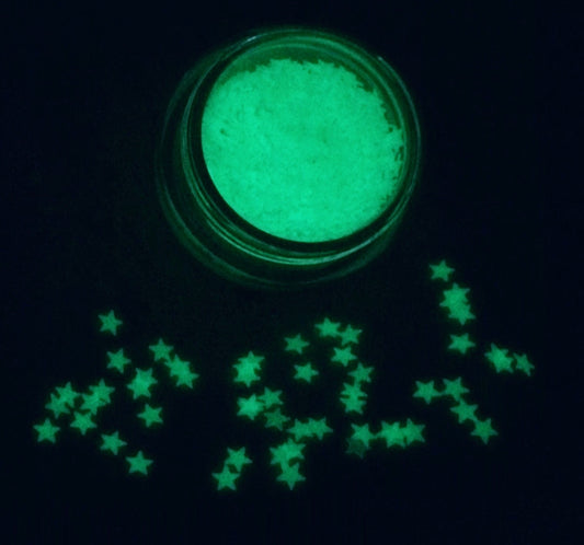 *GLOW-in-the-DARK* Festival STARS Glitter CONFETTI