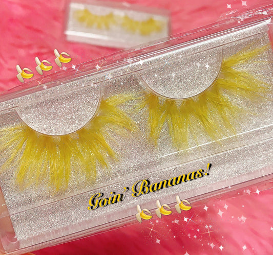  *GOIN' BANANAS!* (Yellow) DreamDoll Color Lashes !