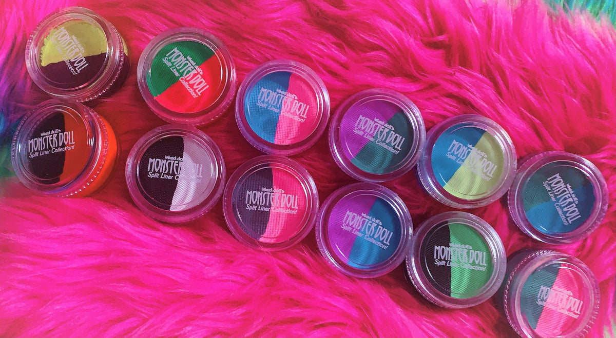  (HUGE!) Monster Doll TWYLA *UV Neon Pastel* SPLIT LINER/FACE/BODY PAINT
