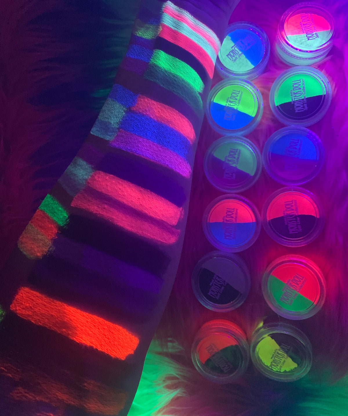  (HUGE!) Monster Doll VENUS McFLYTRAP *UV Neon Pastel* SPLIT LINER/FACE/BODY PAINT