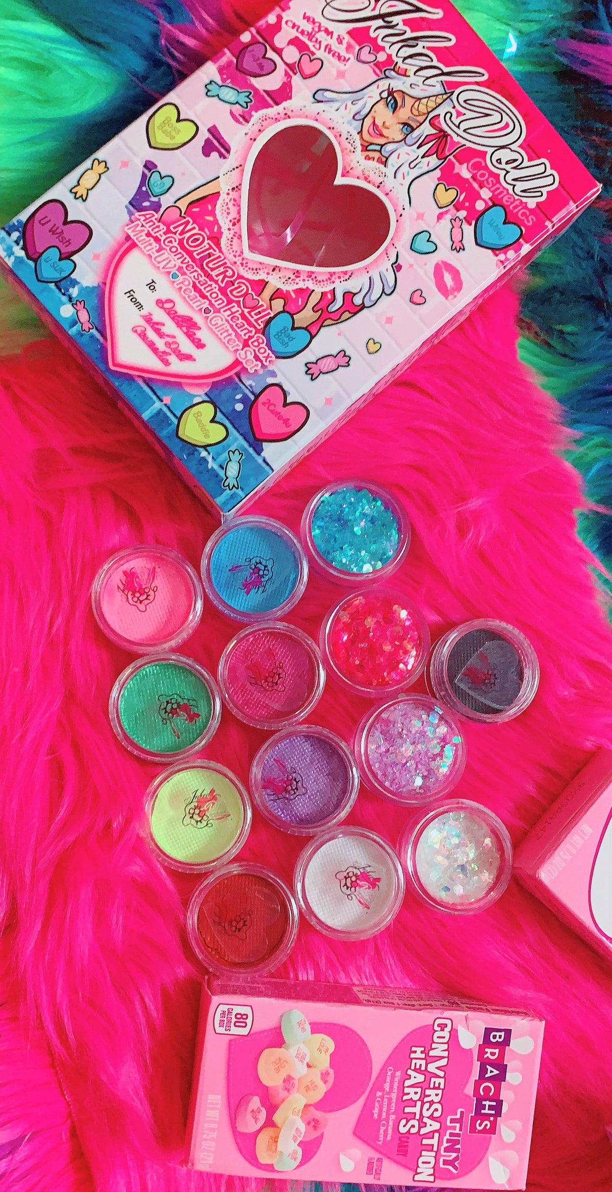  "NOT UR DOLL" *ANTI*-Conversation Heart Box* Multi *UV*/Glitter/Pearl Face/BodyPaints!
