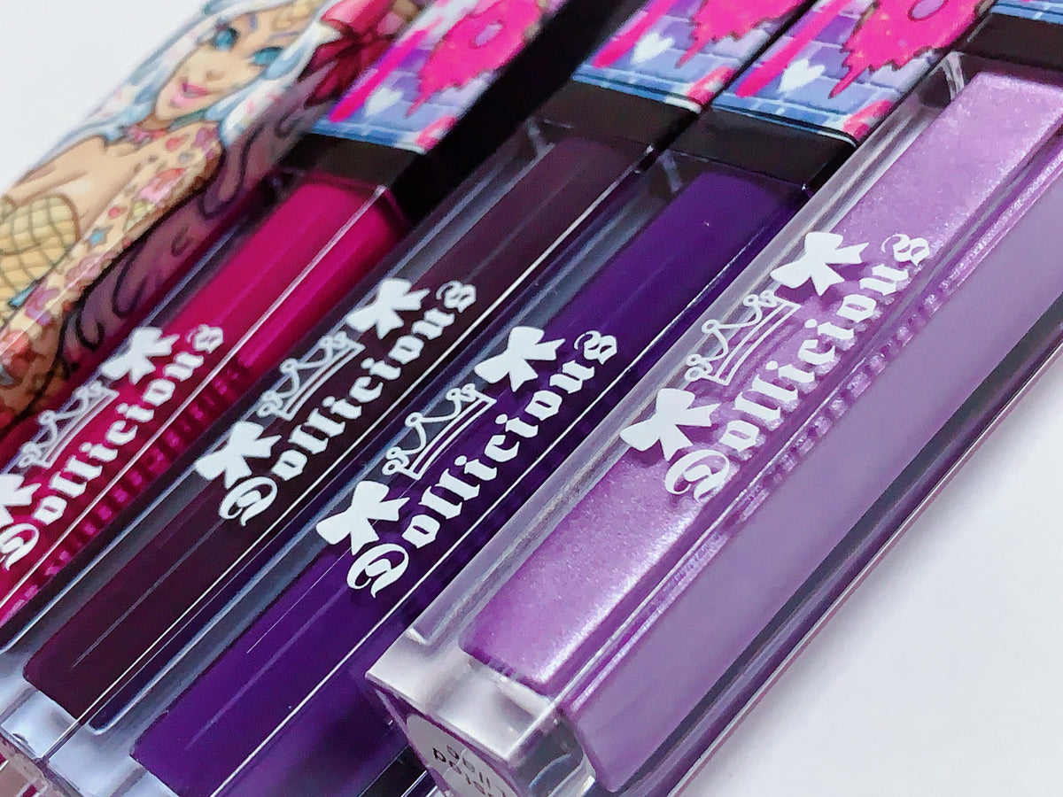  The "PURPLES!!" DOLLICIOUS MATTE Vegan Liquid Lipstick