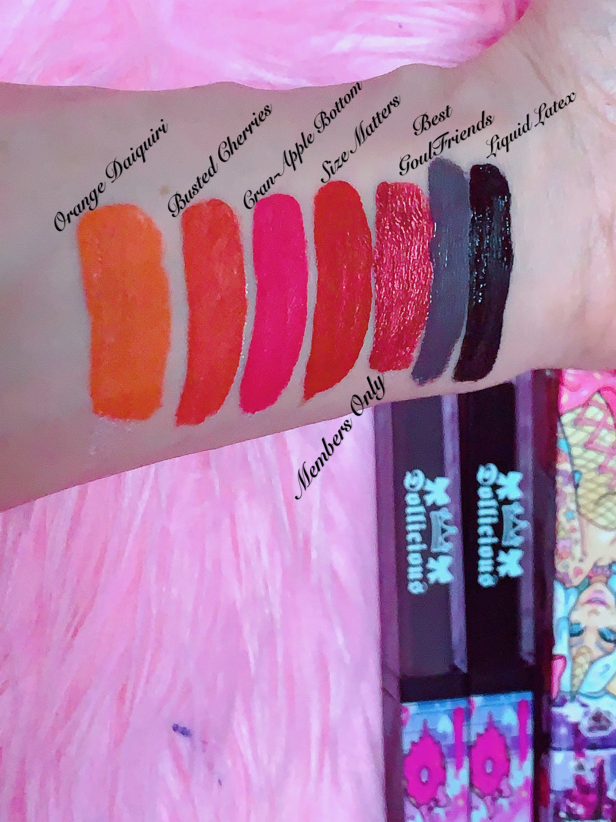  The "GOTHS!!" DOLLICIOUS MATTE Vegan Liquid Lipstick