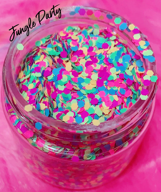  "JUNGLE PARTY" *UV/BlackLight* Festival FunFetti