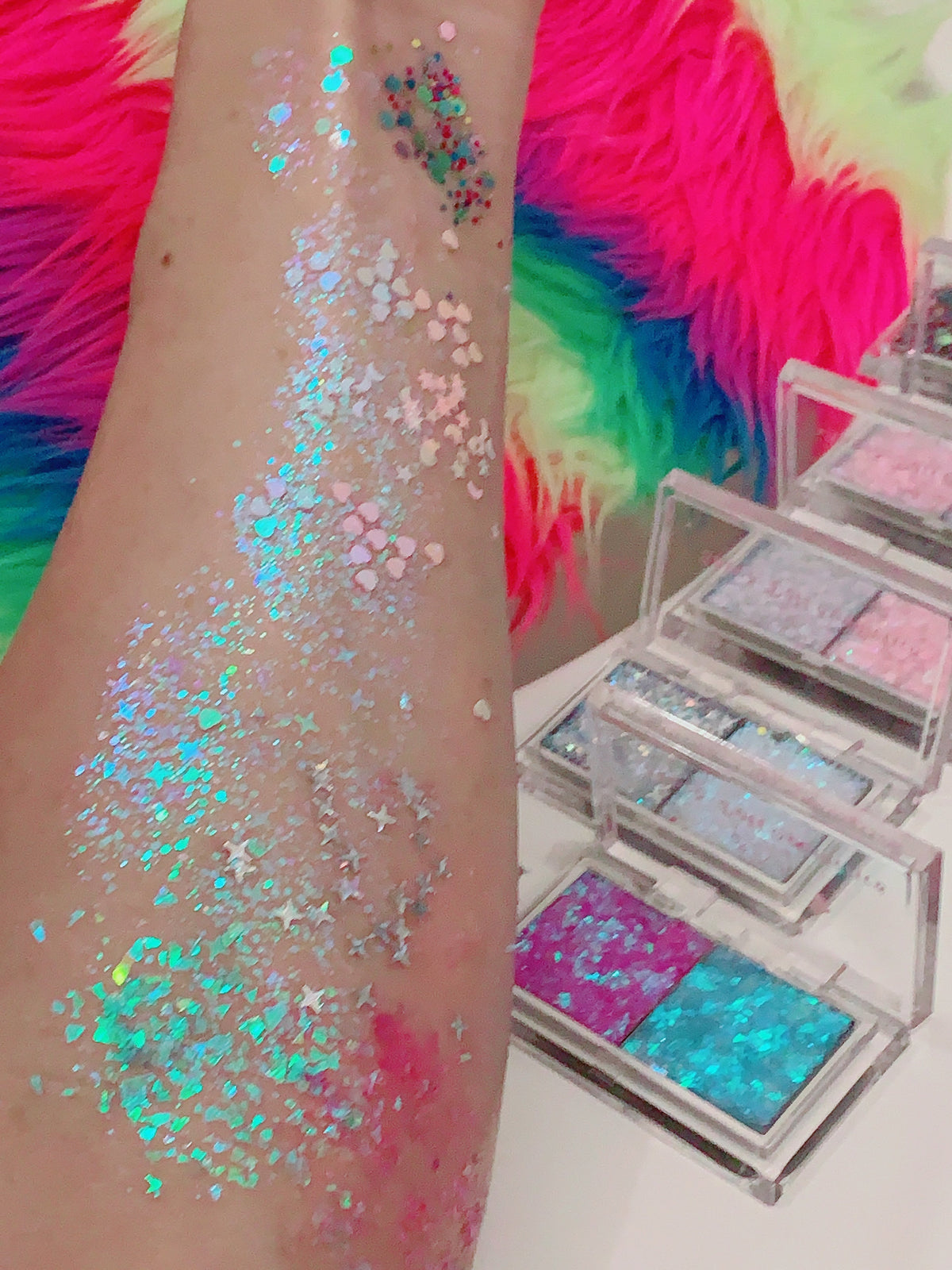  ASTRANOVA Mermaid Jelly "Pressed Glitter Gel" DUO