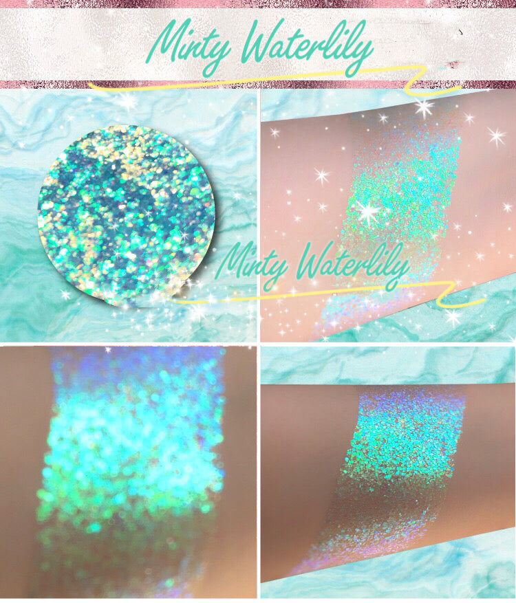  MINTY WATERLILY *LMT EDT* Summer Festival Pressed Glitter