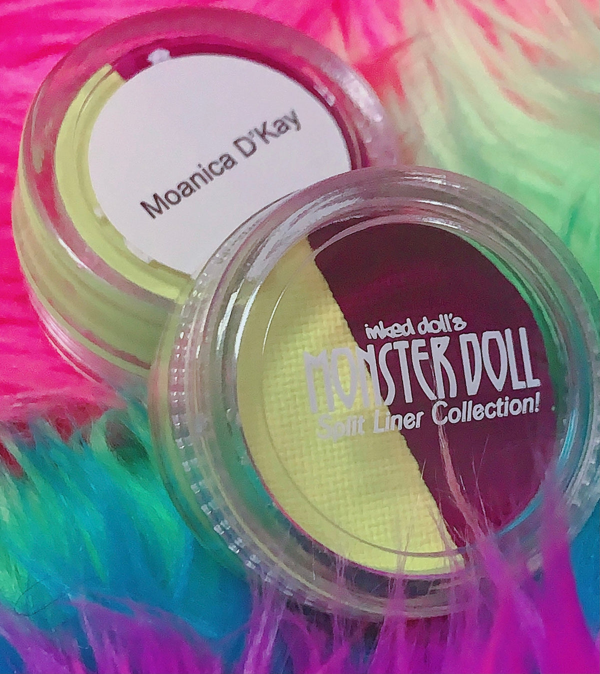  (HUGE!) Monster Doll MOANICA D'KAY *UV Neon Pastel* SPLIT LINER/FACE/BODY PAINT