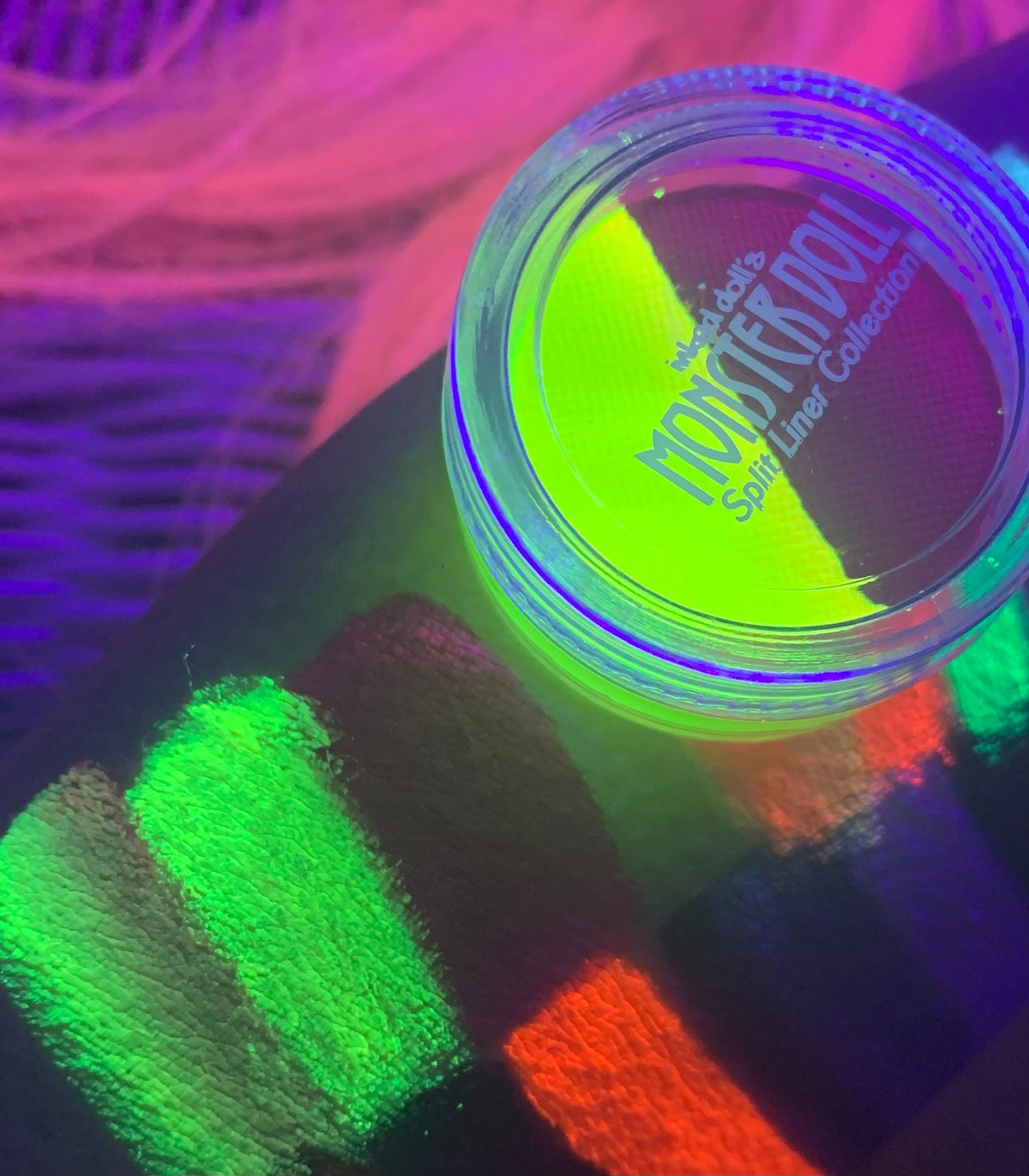  (HUGE!) Monster Doll MOANICA D'KAY *UV Neon Pastel* SPLIT LINER/FACE/BODY PAINT