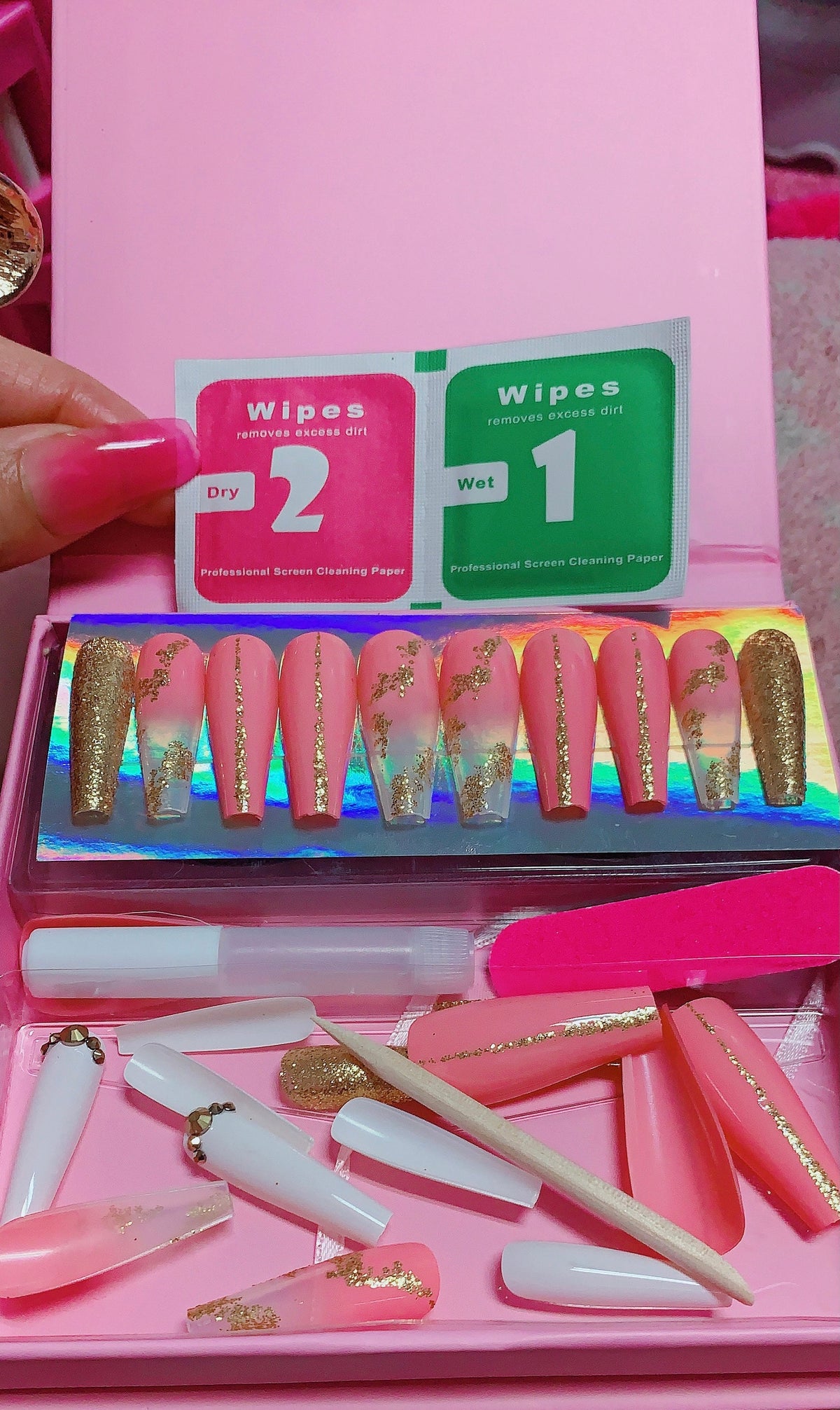  CUPCAKE CURRENCY 6D Xtra Thick N' Bold DreamDoll-Luxe Lash & Nail Set