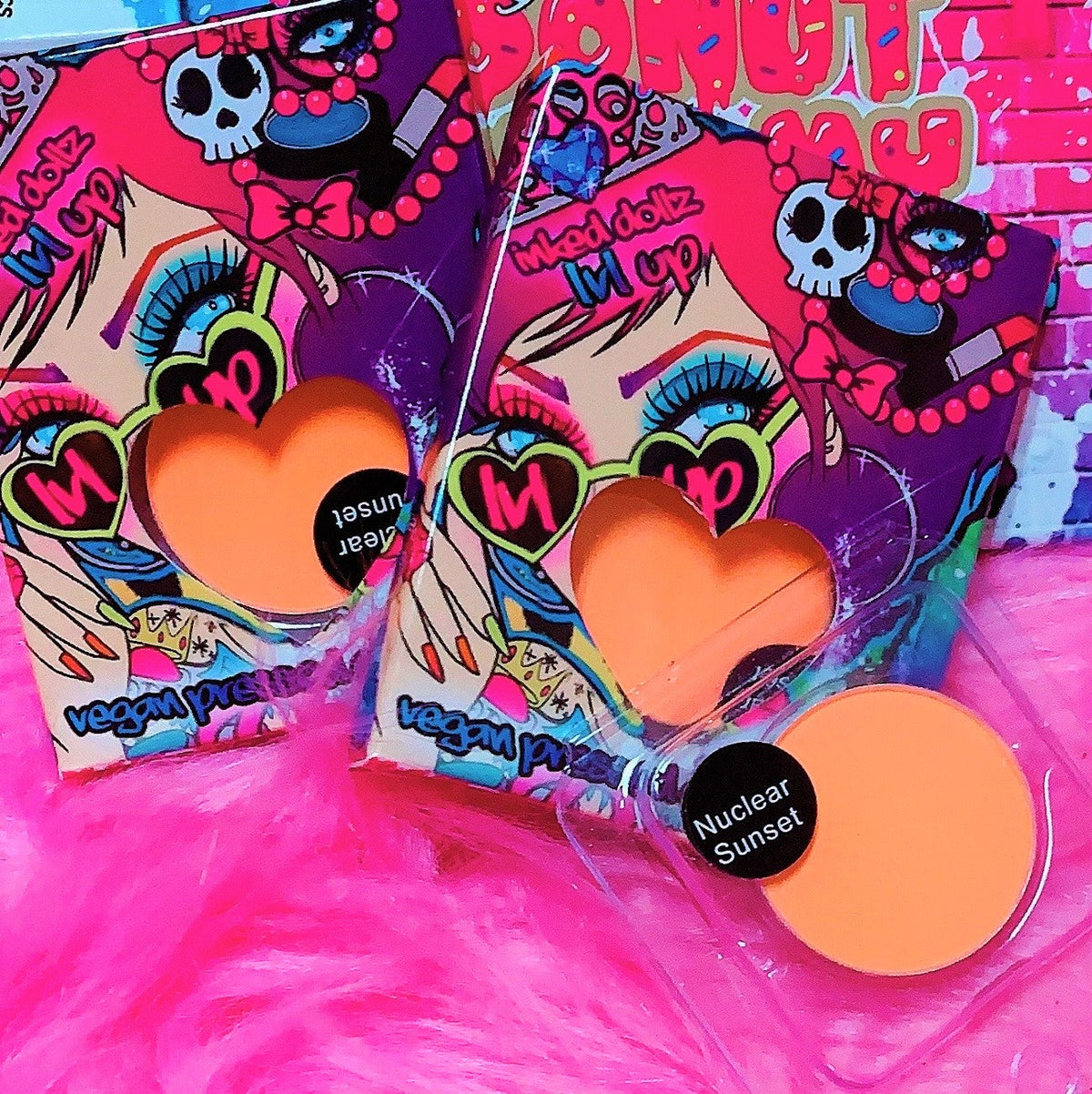  NUCLEAR SUNSET! (Bright Creamsicle) PRESSED EYESHADOW SINGLE