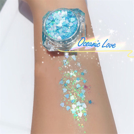  OCEANIC LOVE MERMAID JELLY (FACE/BODY/HAIR) GLITTER GEL