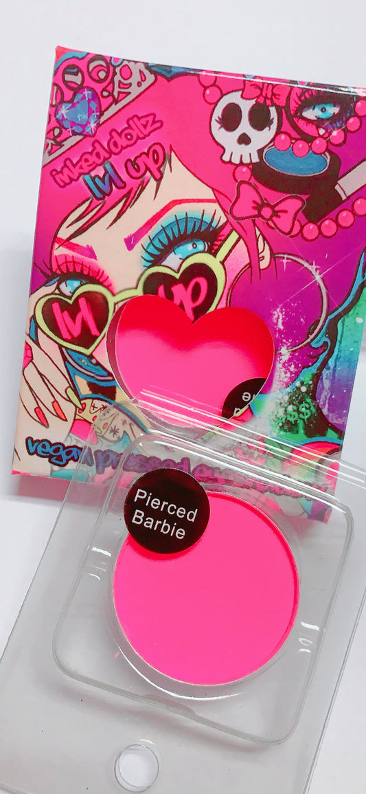  PIERCED BARBIE (Barbie Pink) Pressed Eyeshadow Single