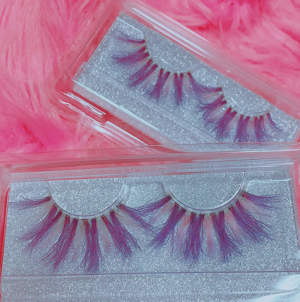  *PSYCHOTIC FAIRY* (Pastel Pink/Purple) DreamDoll COLOR Lashes !