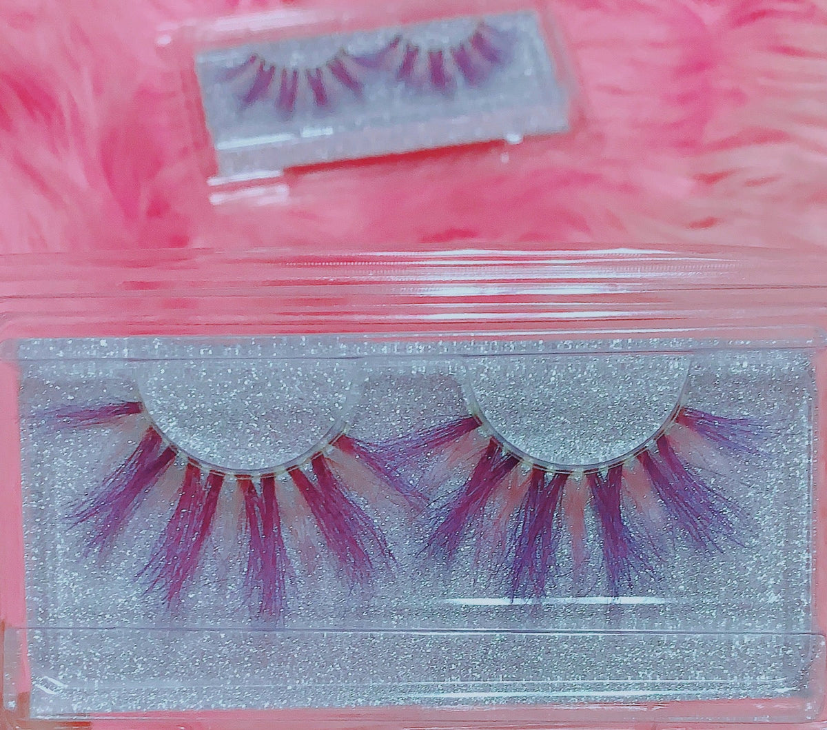  *PSYCHOTIC FAIRY* (Pastel Pink/Purple) DreamDoll COLOR Lashes !