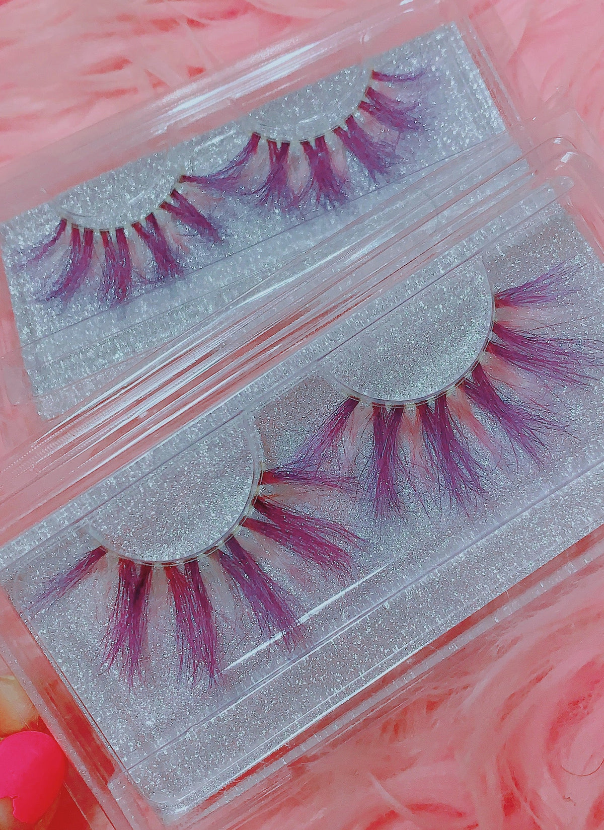  *PSYCHOTIC FAIRY* (Pastel Pink/Purple) DreamDoll COLOR Lashes !