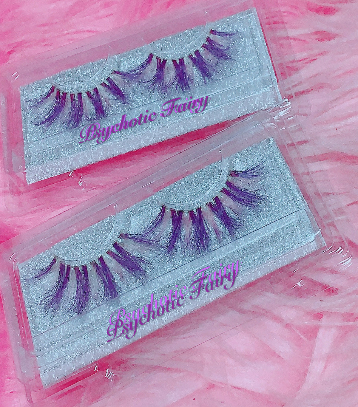  *PSYCHOTIC FAIRY* (Pastel Pink/Purple) DreamDoll COLOR Lashes !