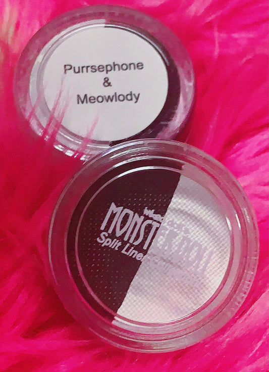  (HUGE!) Monster Doll PURRSEPHONE & MEOWLODY *UV Neon Pastel* SPLIT LINER/FACE/BODY PAINT