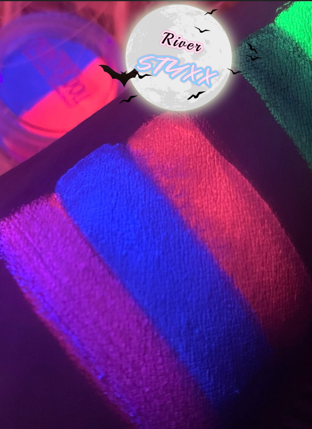  (HUGE!) Monster Doll RIVER STYXX *UV Neon Pastel* SPLIT LINER/FACE/BODY PAINT