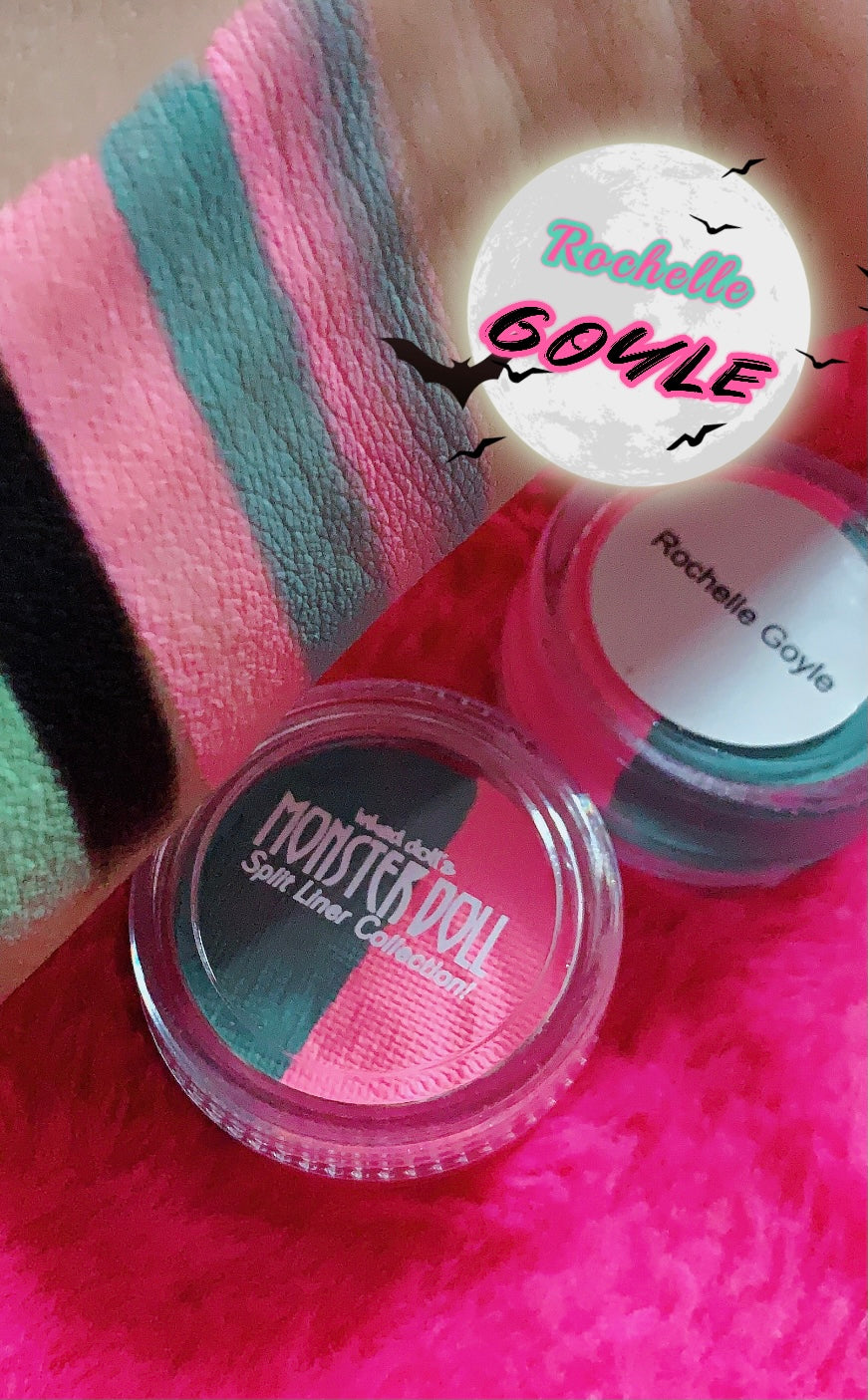  (HUGE!) Monster Doll ROCHELLE GOYLE *UV Neon Pastel* SPLIT LINER/FACE/BODY PAINT!